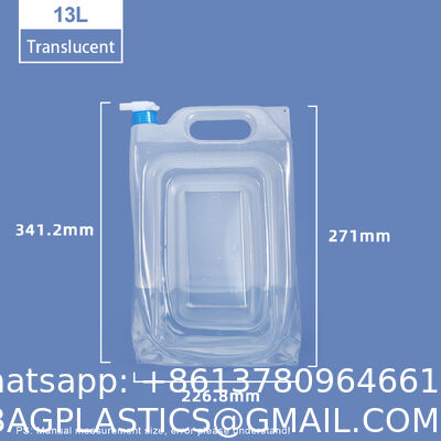 Collapsible Water Container With Spigot 2.6 Gallon, Foldable Camping Water Storage Jug Portable Water Tank Canteen For Outdoor Hiking, Fishing, Emergency