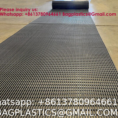 Wholesale Customised Mat Striped Machine Made Swimming Pool mat Bathroom mat Anti-Slip Eco-Friendly PVC Waterproof Floor Mats Modern Anti-slip Solid Drainage Rib Floor Mat