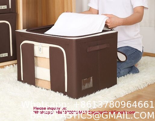 Portable Winter Large Capacity Clothes Storage Bag For Clothes Organizer Underbed Clothes Organizer Oem New Design Household Wardrobe Storage  Closet Organizers and Storage Bins