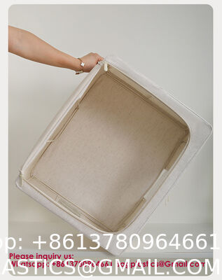 Clothes Storage Bags, 16 Gallon Storage Containers With Reinforced Handle, Sturdy Zipper, Closet Organizer For Blanket, Comforter, Pillow, Bedding