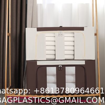 Heavy Duty Blanket Storage Bags Clothes Storage Foldable Closet Organizers Containers With Reinforced Handle For Clothing, Blanket, Comforters, Bed Sheets, Pillows And Toys