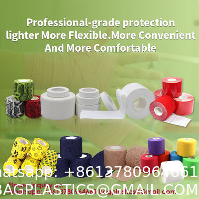 Bandage Self-Adhesive Athletic Wrap Tape Print Custom Breathable Eco-Friendly Gym & Hook Grip Tape - Thumb Cross Training, Weightlifting, Gymnastics Stretchy Adhesive Athletic Weightlifting Tape