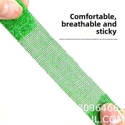 12 Colors Non-Wonven Self Adhesive Bandage Wrap For Finger Guard Nail Protector, 2.5cm X 4.5m / 1" X 5yd Waterproof Cohesive Elastic Tape Sports Fixing Band Stretch Wrap