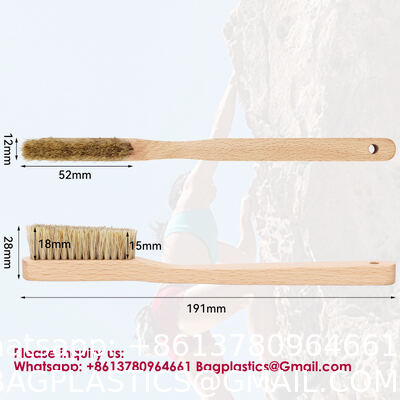 Bouldering Brush Chalk Paint Brush, Wax Paint Brush Set Of 5, Wax Brushes And Chalk Paint For Furniture DIY Art Crafts, Natural Bristle Round Oval Brush For All Painting And Waxing