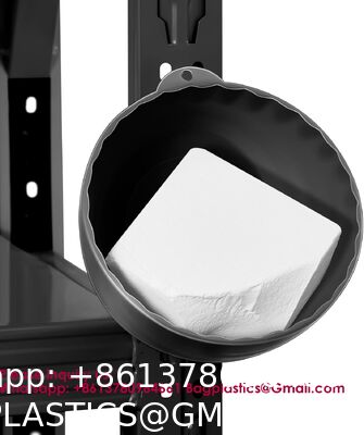 Gym Chalk Bowl Magnetic Weightlifting Chalk Holder Workout Bucket Chalks Blocks For Weightlifting Multi Position Storage Bowl Container Accessory, Curved Magnetic Nuts And Bolts Tray