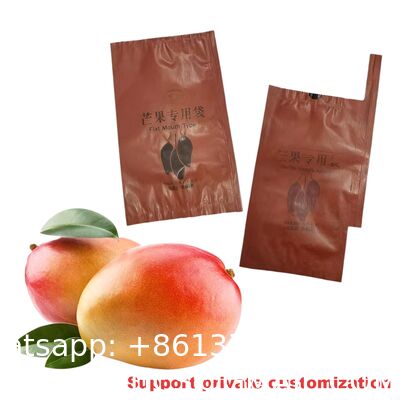 Custom Fruit Protection Bags Double-Layer Thickened Paper Bags Universal For Pear & Apple Trees Factory Wholesale Protection Bags Sunproof, Insect & Disease Resistant