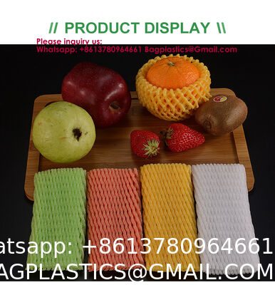 Fruit Protection Mesh Bags Transport Packing Vegetable Fruit Fragile Items Dedicated Fruit Mesh Bags For Large Supermarkets, Fruit Shops Protection Net Fruit Net Foam Cover