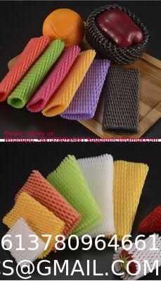 Fruit Protection Mesh Bags Transport Packing Vegetable Fruit Fragile Items Dedicated Fruit Mesh Bags For Large Supermarkets, Fruit Shops Protection Net Fruit Net Foam Cover