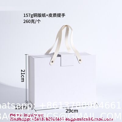 Luxury Foldable Gift Box With Removable Ribbon | Collapsible Box With Magnetic Closure | Weddings, Bridal Showers, Corporate Gifts | 100% Recycled Paper (Medium Large, Metallic Copper)