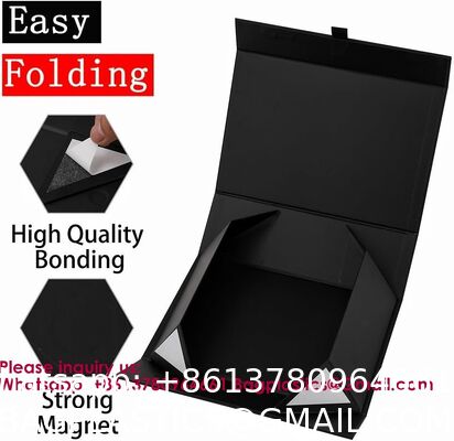 Extra Large Black Gift Box 16.5x14x5.5 Inches,Gift Boxs For Presents With Lid Magnetic Closure Collapsible,Groomsman Proposal Box,Birthday, Christmas,For Clothes And Large Gifts