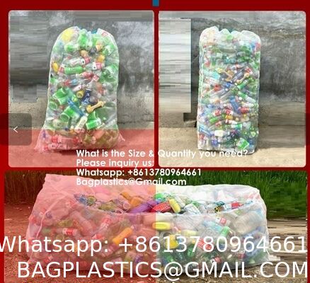 Extra Large Mesh Bag 100 Gallon 60''X48'' Multipurpose Drawstring Storage Container Sack Net Bags For Collecting Recycling Water Bottles Empty Cans Laundry Basketball Soccer Team Balls