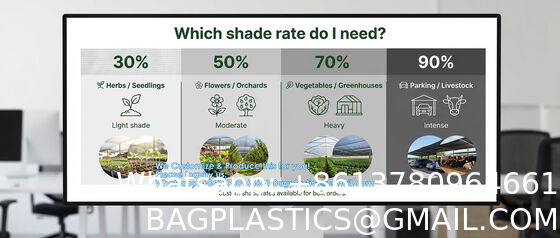 Agricultural Uv Protection Dark Green Lightweight Shading Net 80GSM 2 Needles Green HDPE Tape Shade Net Farm Shade Net Uv Protected 90% Agricultural Shade Mesh