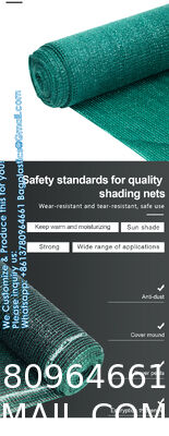 Agricultural Uv Protection Dark Green Lightweight Shading Net 80GSM 2 Needles Green HDPE Tape Shade Net Farm Shade Net Uv Protected 90% Agricultural Shade Mesh