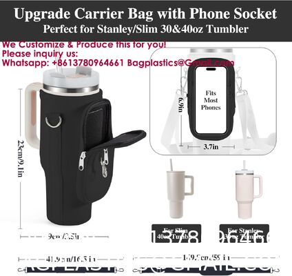 Cup Holder Pouch Bottle Carrier Bag Stanley Cup Bag Stanley Cup Sleeve Stanley Cup Holder Neoprene Bag Neoprene Pouch Cup Accessories