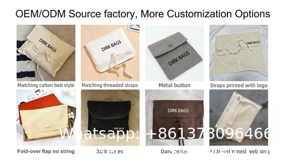 OEM ODM Logo Size Reusable Cotton Fabric Dust Bag, Cover Bags, 100% Natural Muslim Cotton Envelope Gift Packaging Pouch Dust Bag For Clothes Lingerie Storage