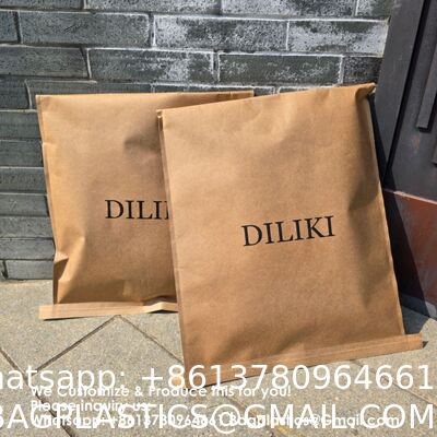 Custom Printed Design Clothing Courier Package Shipping Poly mailer Paper Mailer Biodegradable Kraft Cardboard Mail Envelope Paper Mailing Bag