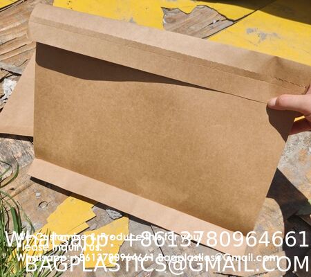 Luxury Paper Envelope, Kraft Envelope, Cotton Flap Handbag Tote Bag Packaging Envelop Bag Organic Cotton Clothing Gifts Natural Storage Cotton Canvas Dust Pouch
